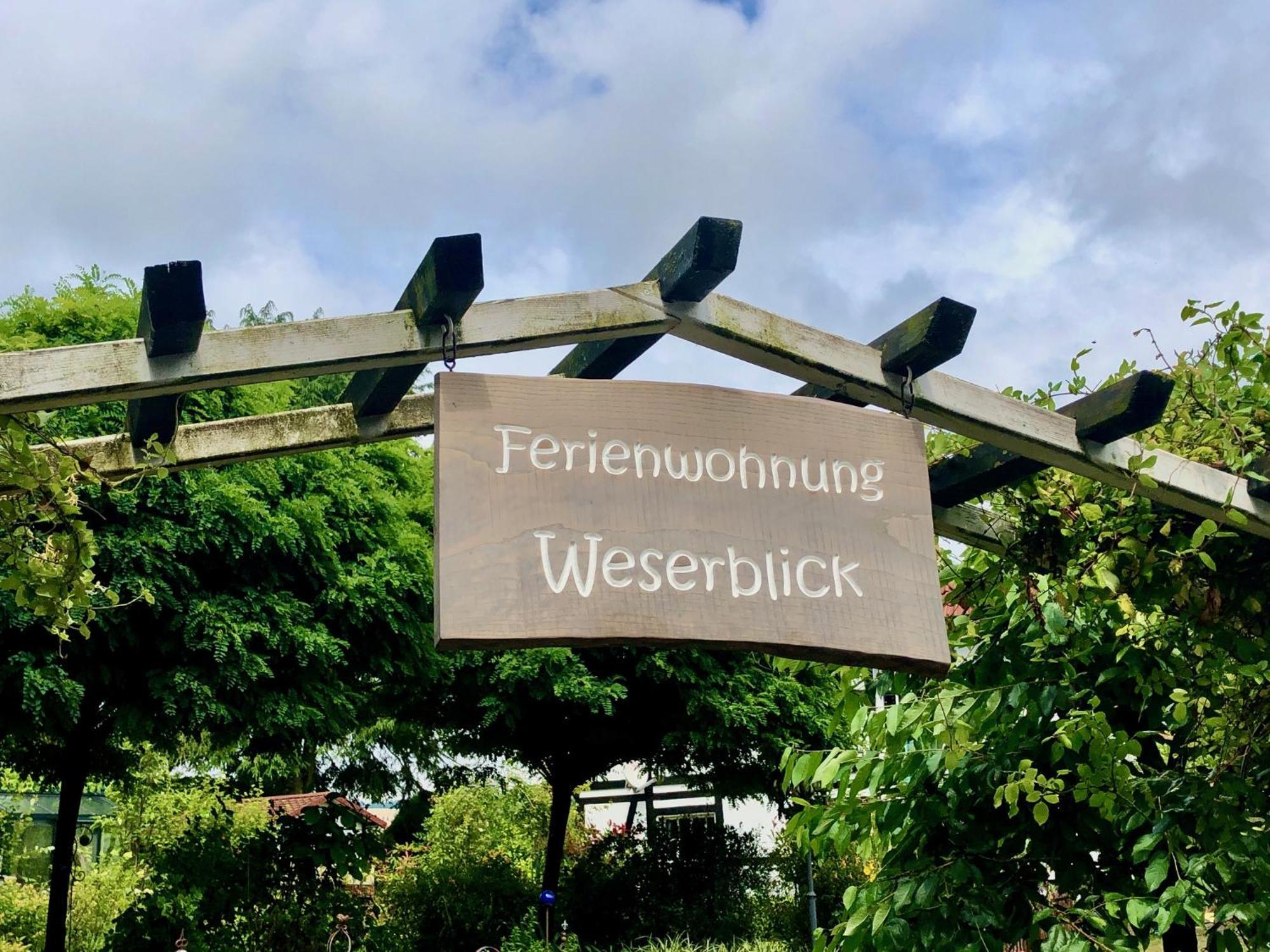 Ferienwohnung Weserblick Polle Exterior photo